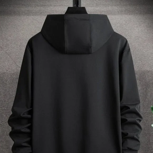 Black Mens Hoodie - Picture 3 of 7